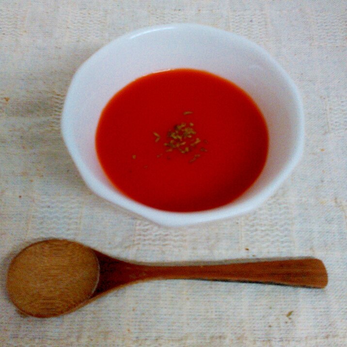 レンジで☆野菜ジュースが美味しいスープ